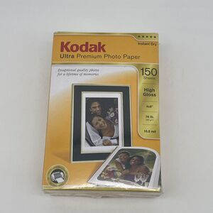 Kodak Ultra Premium Photo Paper 150 Sheets High Gloss Sealed